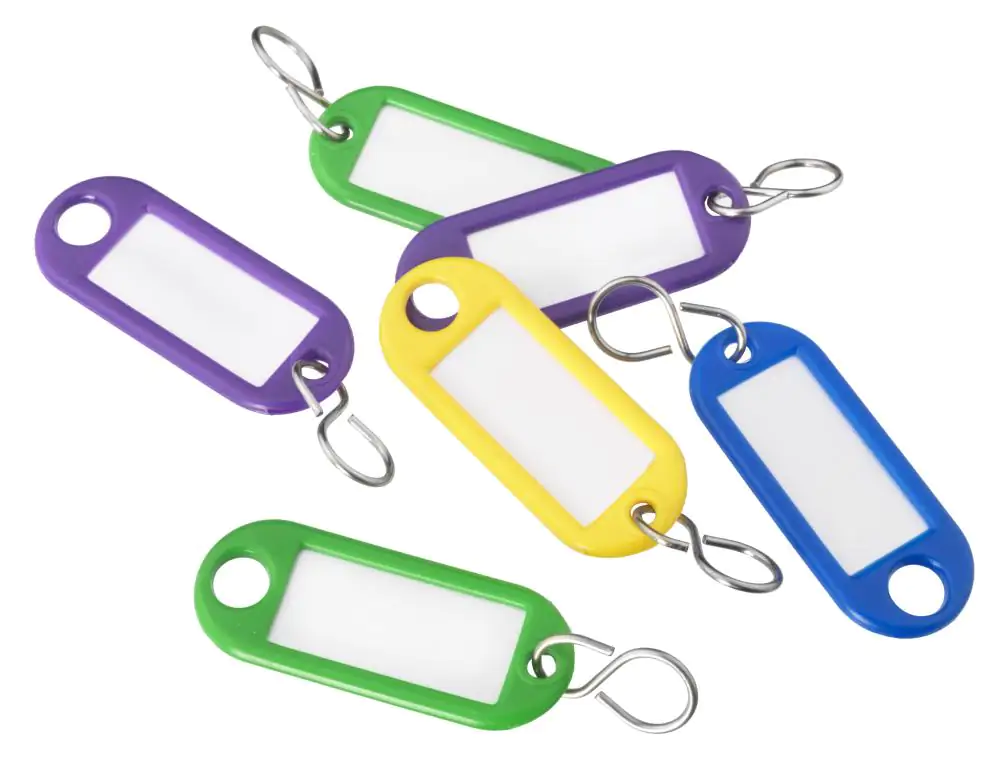 Schlüsselanhänger farbig sortiert
