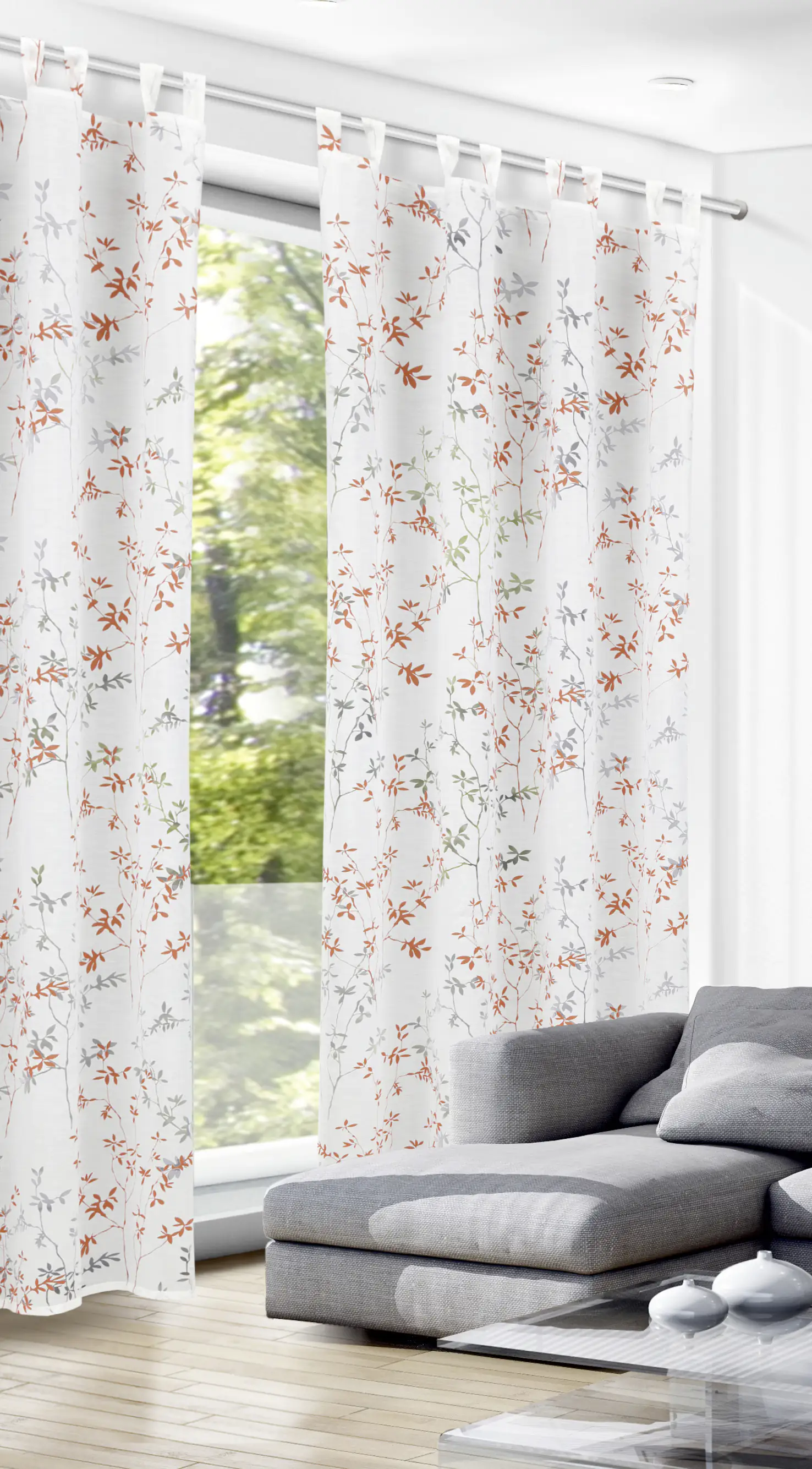 Neusser Collection Schlaufenschal orange, 245 x 135 cm