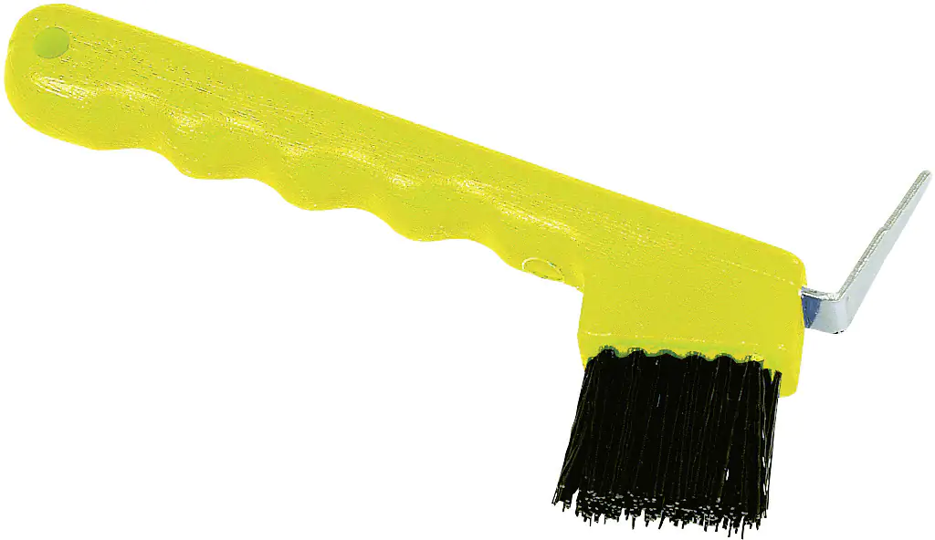 Kerbl Hufkratzer mit Bürste robuster Kunsstoff