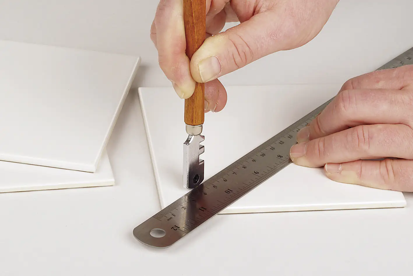 Wolfcraft Glasschneider Profi 3-8 mm Glasdicke