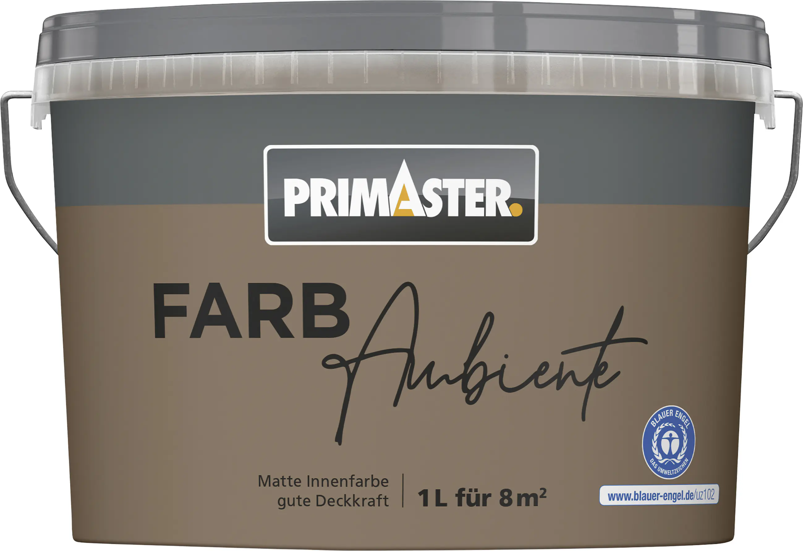 Primaster Farbambiente Wandfarbe matt kakao 1 L