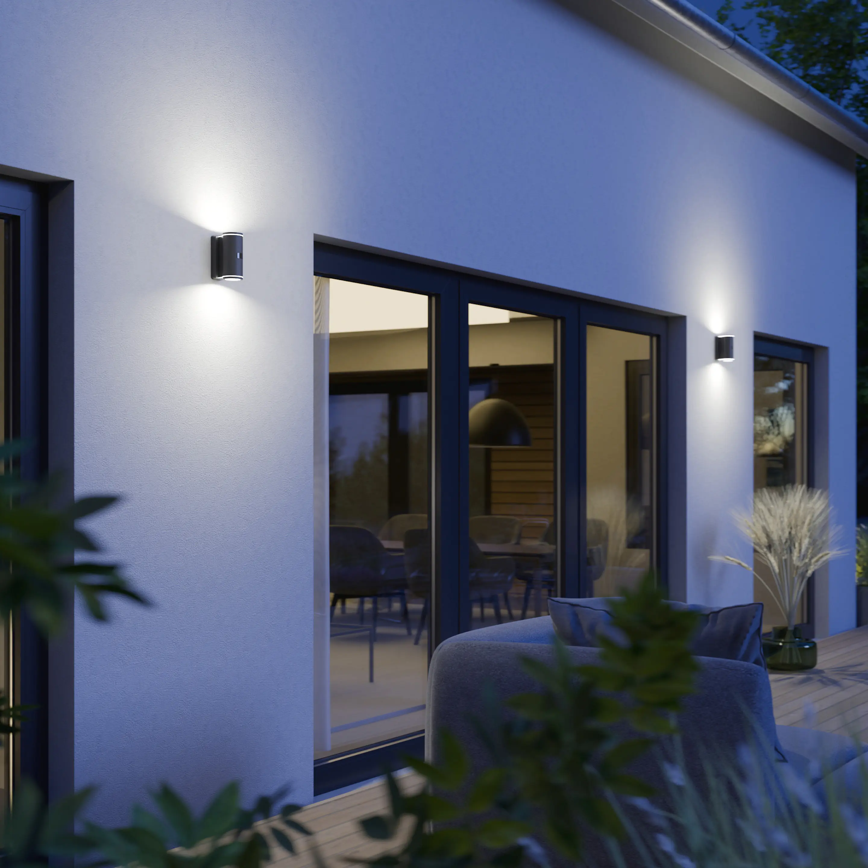 Steinel LED Außenleuchte L 940 warmweiß anthrazit