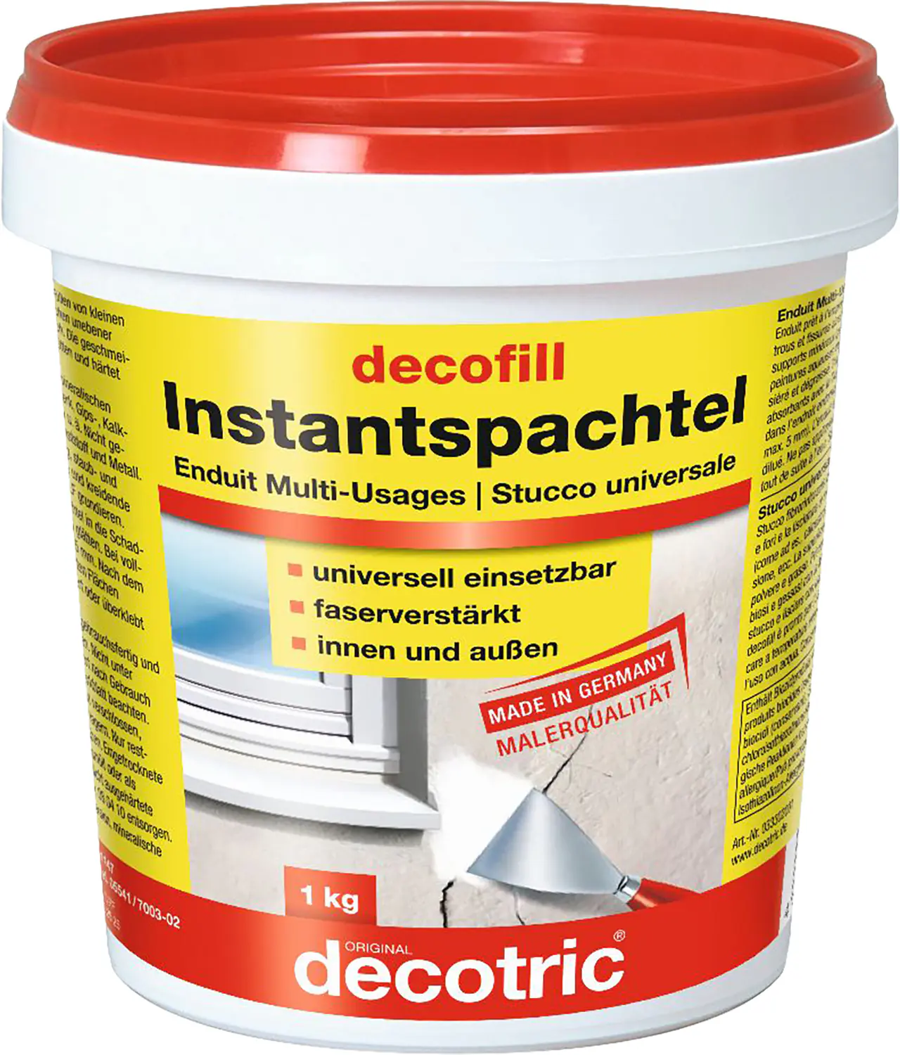 Decotric Decofill Instantspachtel 1 kg