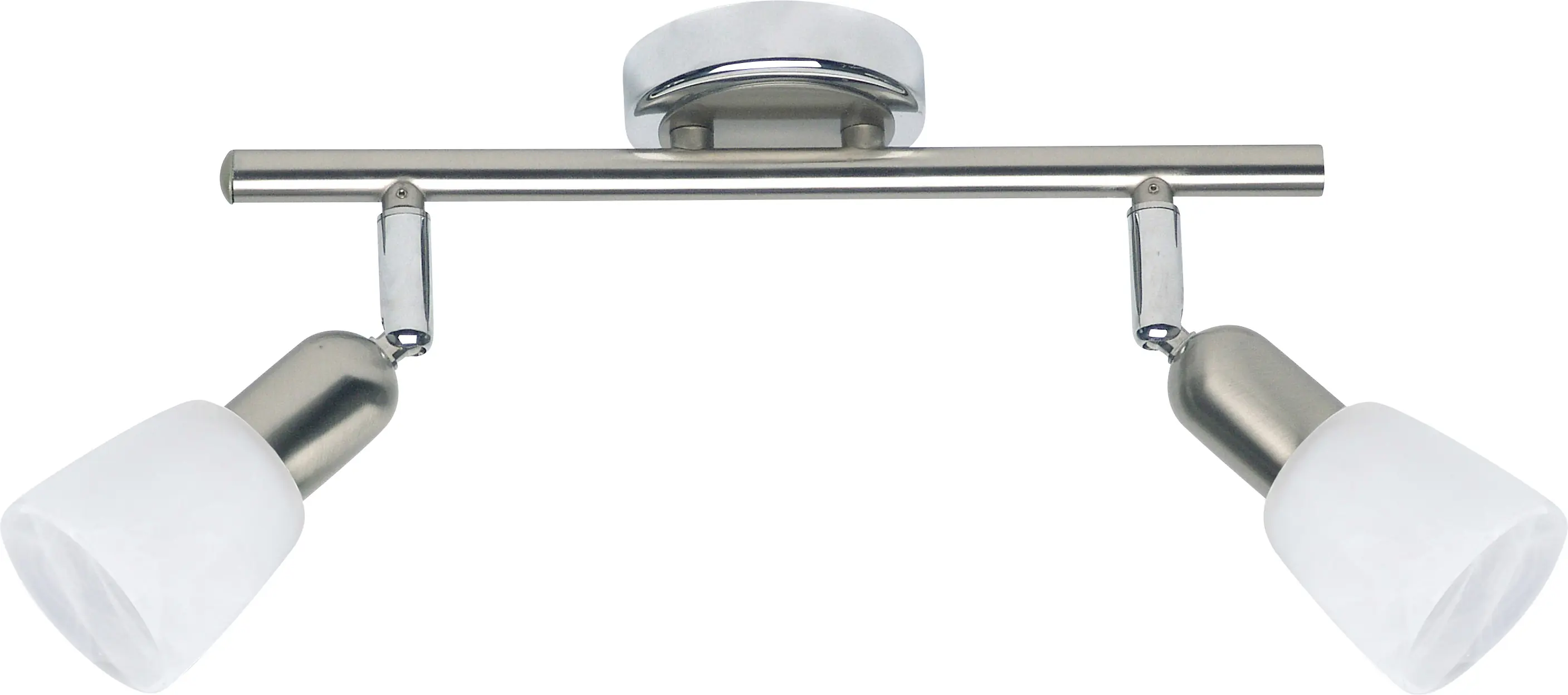 Brilliant 2er Spot Sofia eisen-chrom 33 x 10 cm E14, max. 2 x 40 W