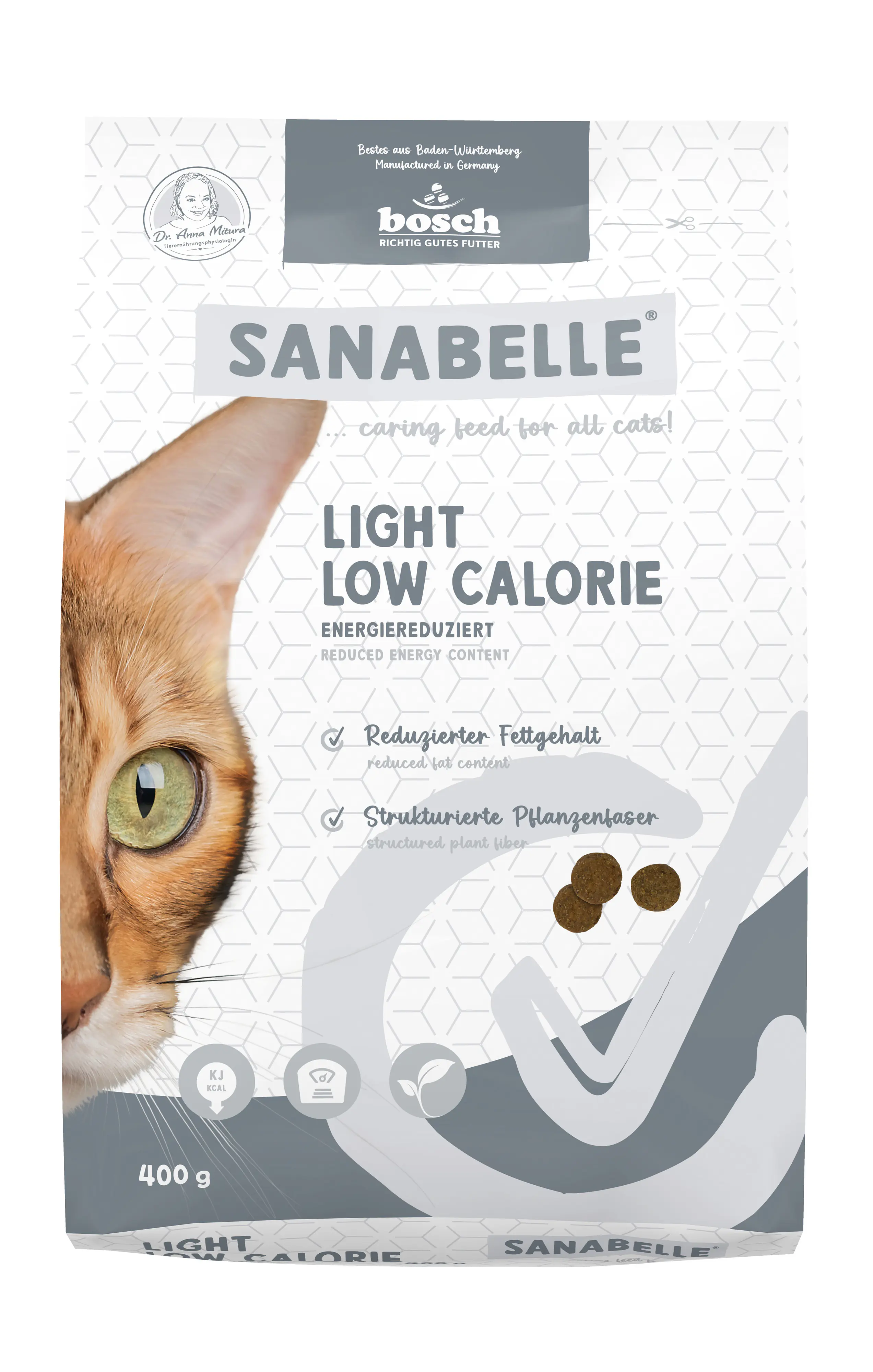Sanabelle Katzentrockenfutter Adult Light Low Calorie mit Geflügel für übergewichtige Katzen 400 g Sanabelle Katzentrockenfutter Adult Light Low Calorie mit Geflügel für übergewichtige Katzen 400 g
