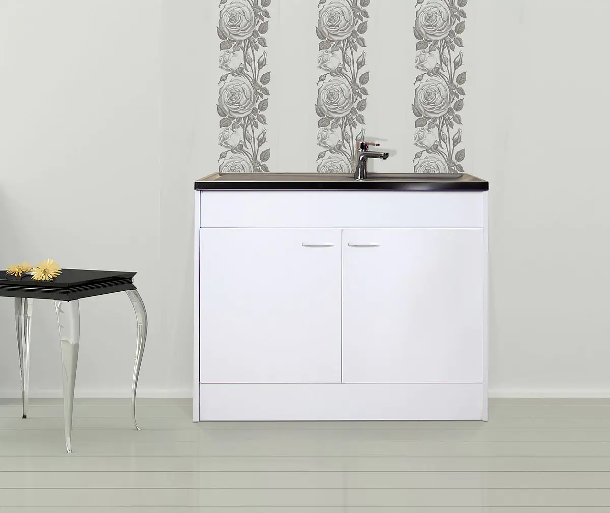 Respekta Komplettspüle mit Drehtür 100 x 50 cm