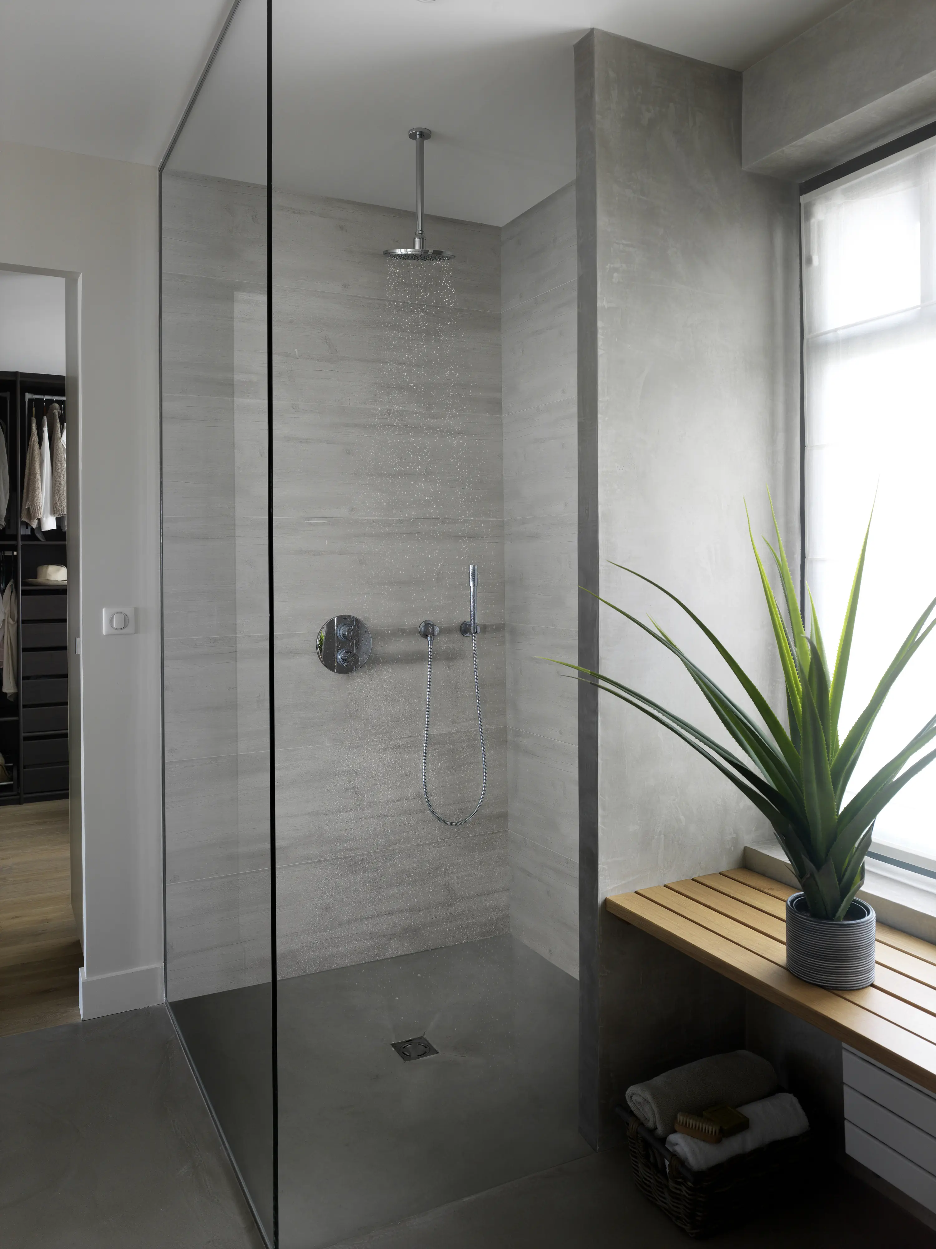 Grosfillex Kunststoffpaneele Element 260 x 37,5 cm 8 mm Holz altgrau