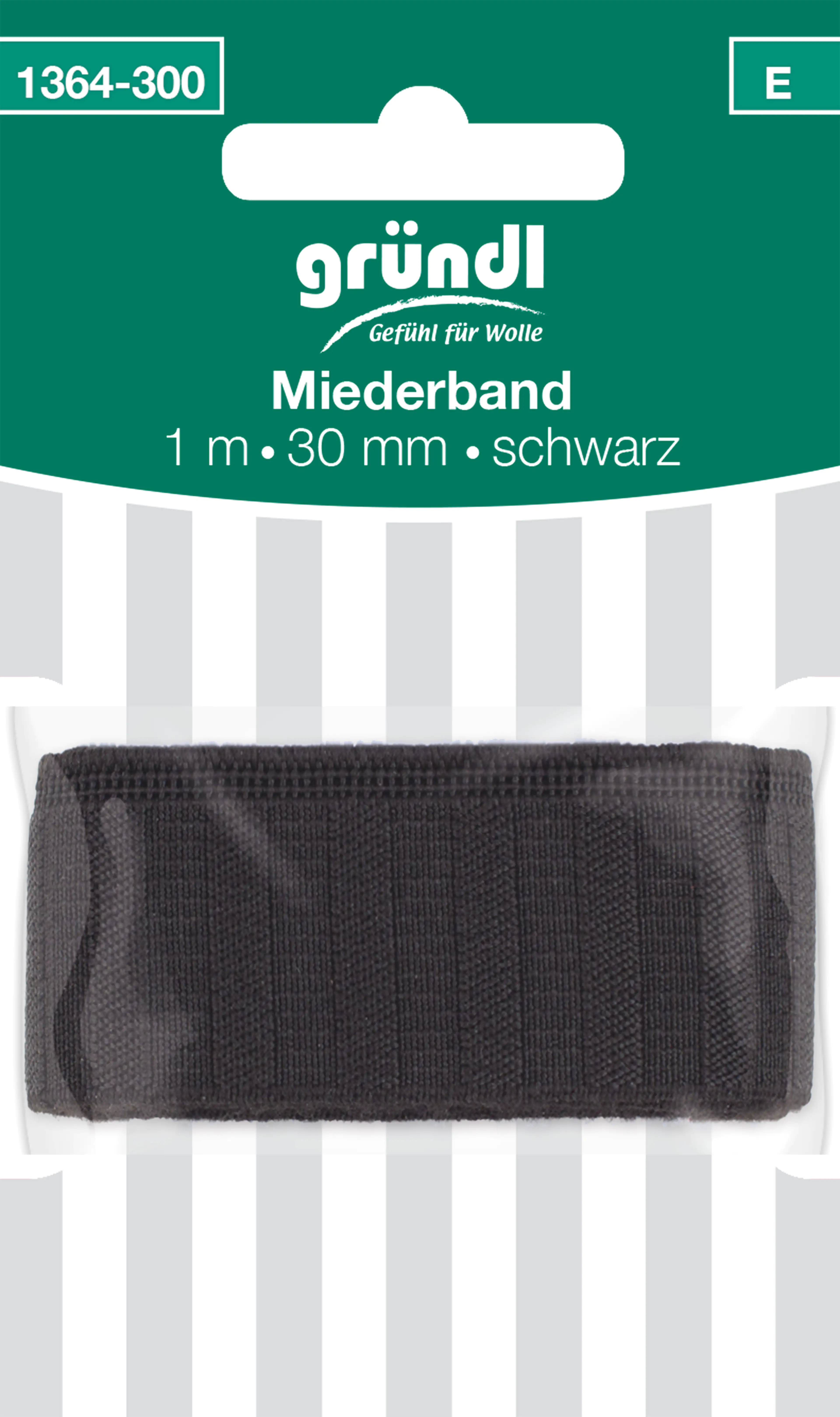 Gründl Miederband schwarz