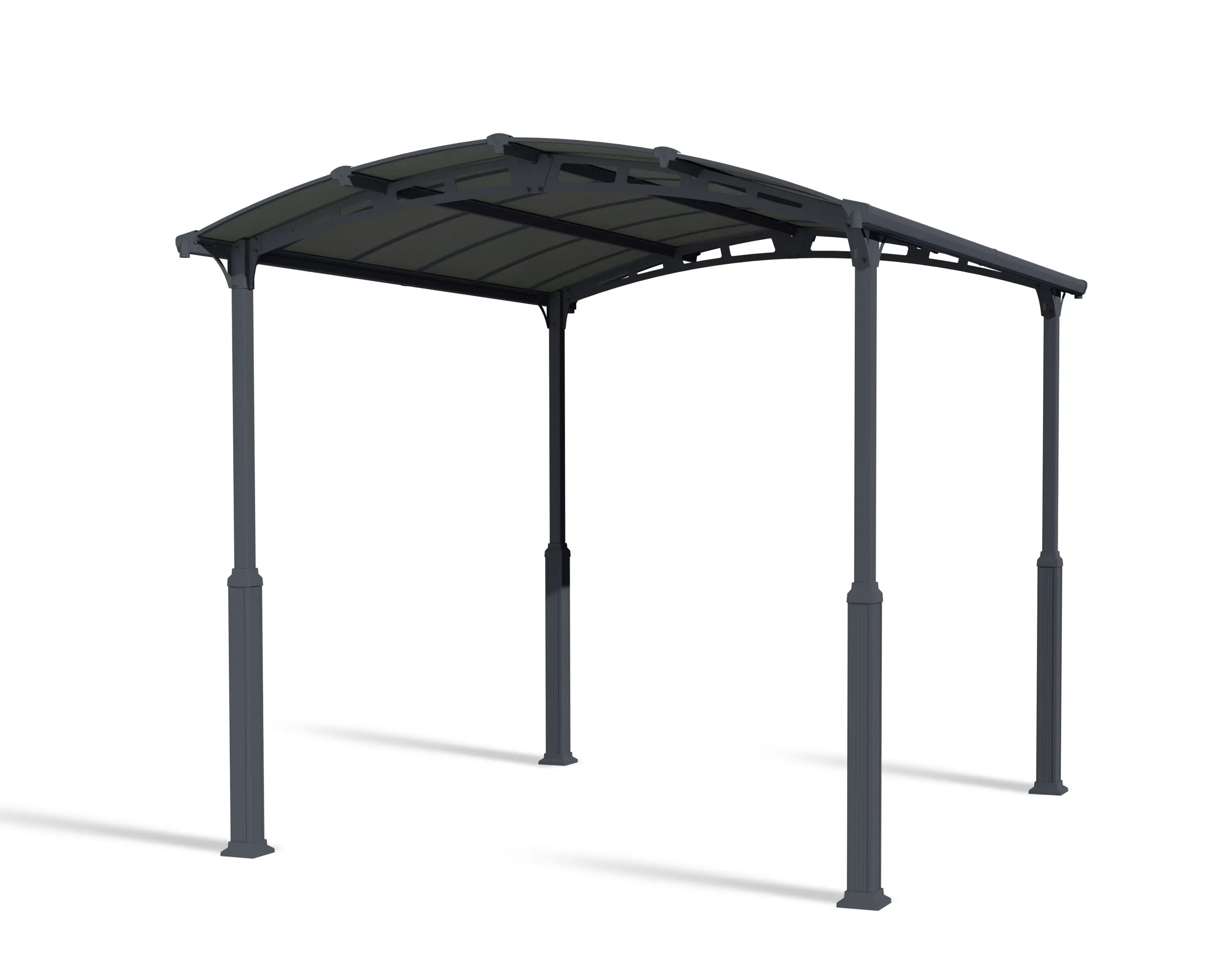 Canopia Carport Alpine 4300  Grau Alu 435 x 359  cm