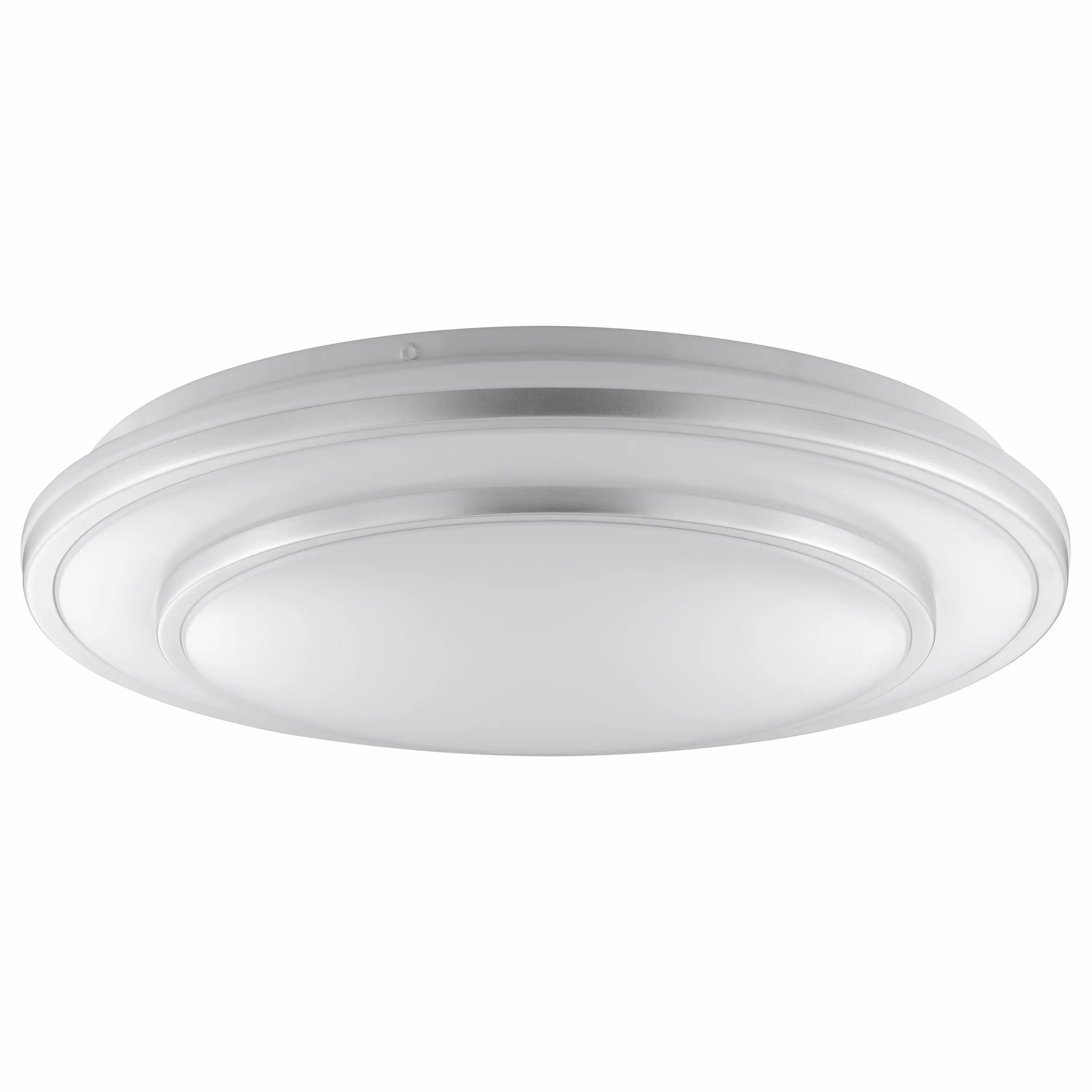 Brilliant LED Deckenleuchte Luciano Ø 39 x 7,8 cm neutralweiß aluminium weiß