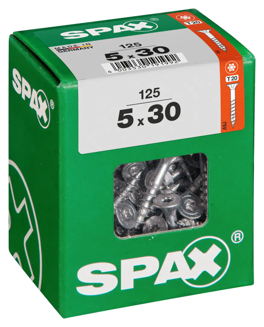 Spax Universalschrauben 5.0 x 30 mm TX 20 - 125 Stk.