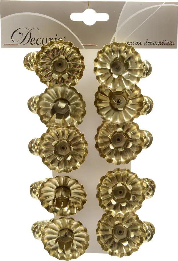 Kaemingk Kerzenhalter auf Klammer goldfarben