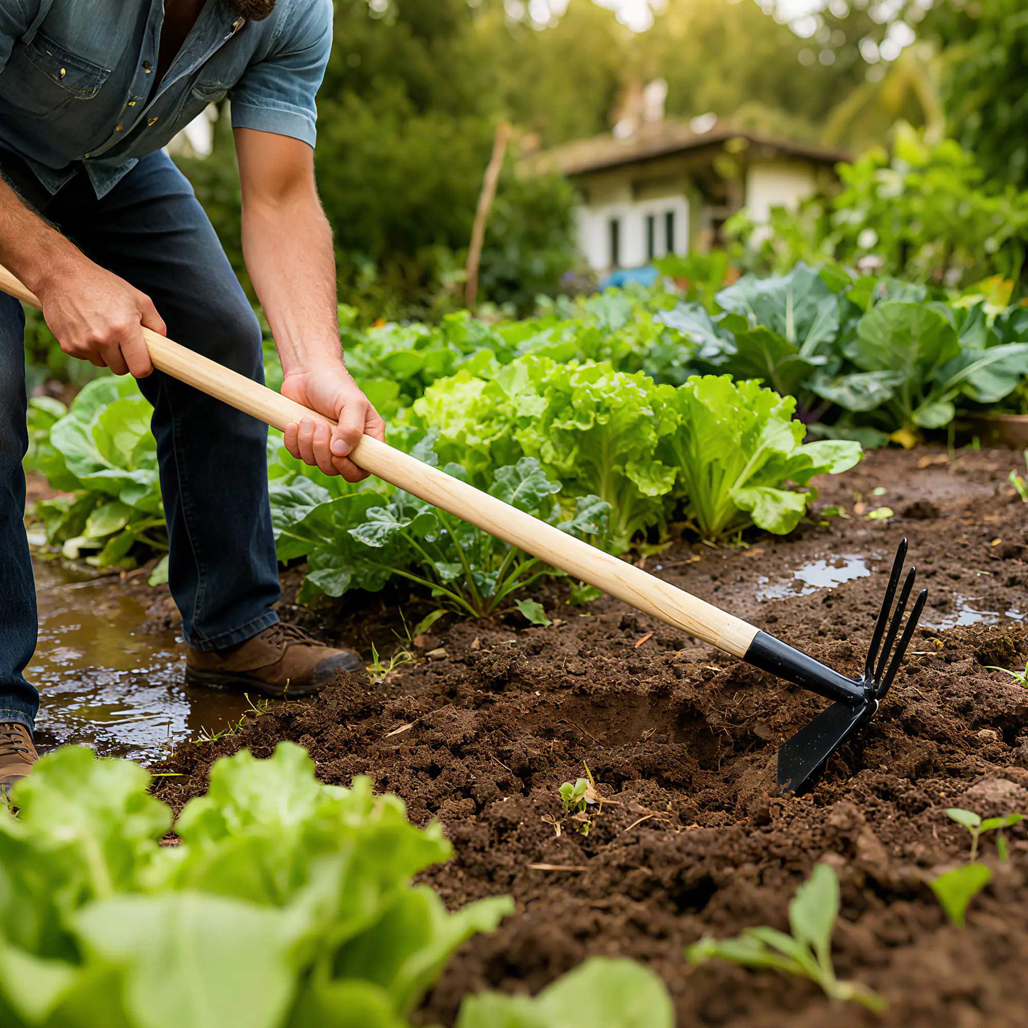 Primaster Doppelhacke 7,5 cm ohne Stiel schwarz
