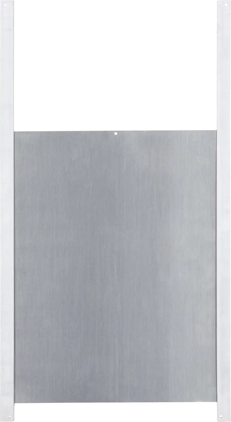Kerbl Hühner-Schiebetür 300 x 400mm Alu Silber, 30x40 cm