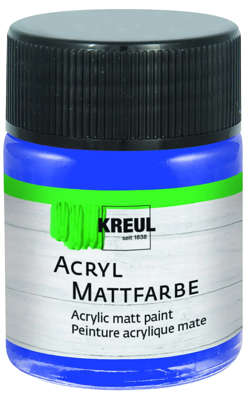 Kreul Acryl Mattfarbe blau 50 ml