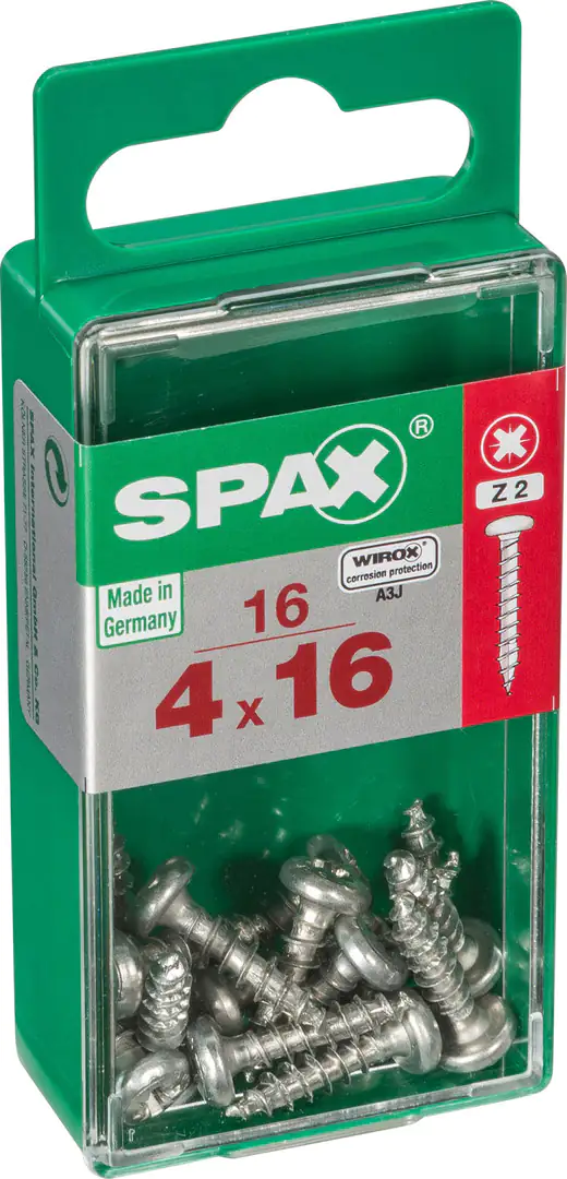 Spax Universalschrauben 4.0 x 16 mm TX 20 - 16 Stk.