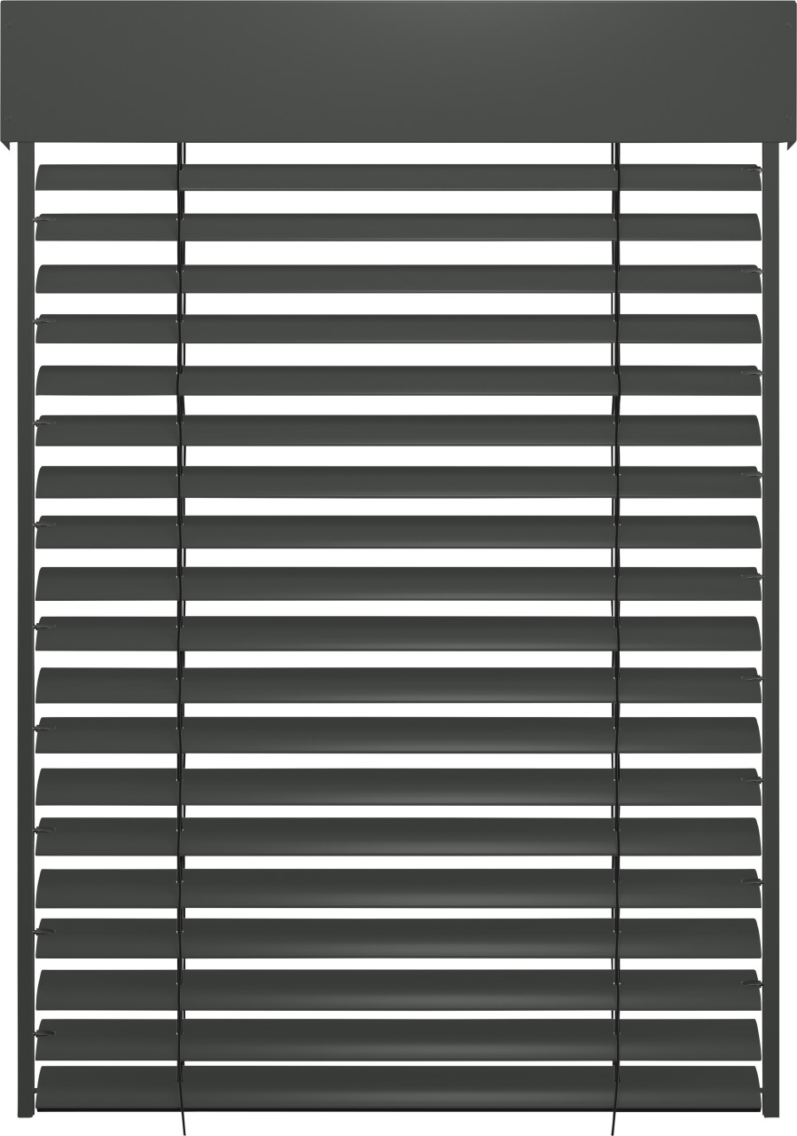 Schellenberg Raffstore Express, anthrazit 140 x 220 cm, Blende 30 cm