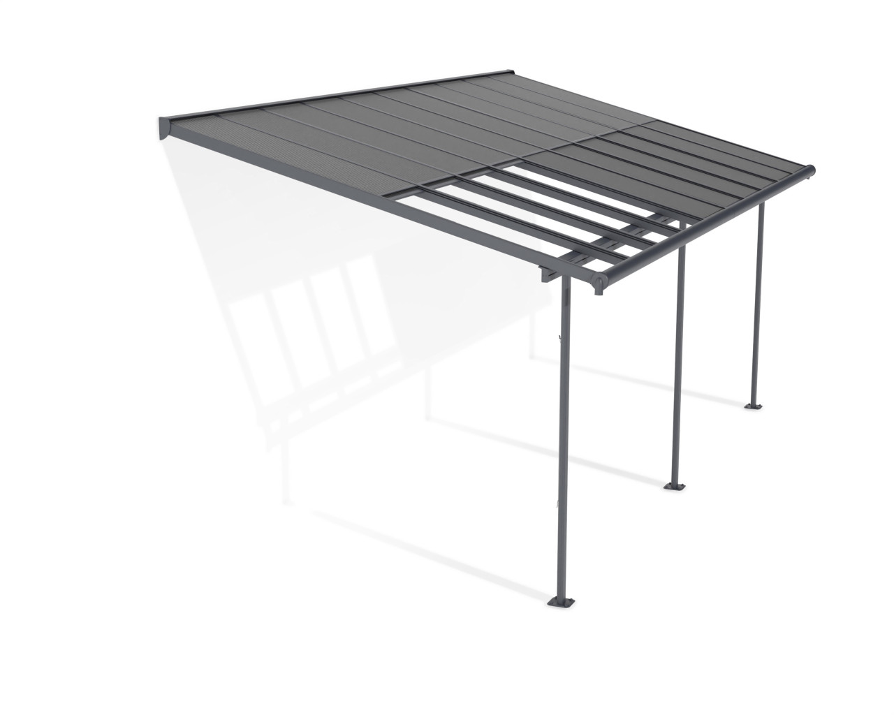 Canopia Terrassenüberdachung Sierra Cabrio 619 x 295 cm grau