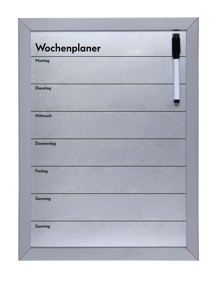 Vigo Magnettafel Wochenplaner, 29 x 39 cm