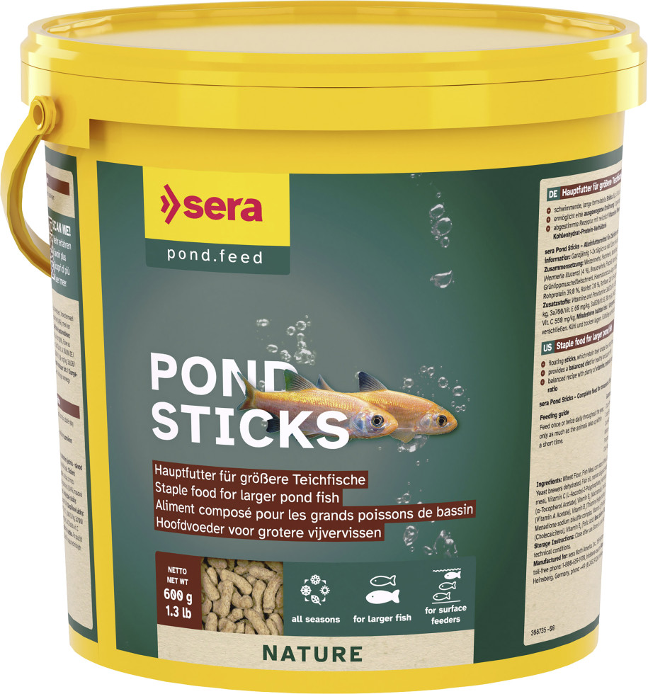 Sera Pond Fischfutter Teich Sticks 3,8 L