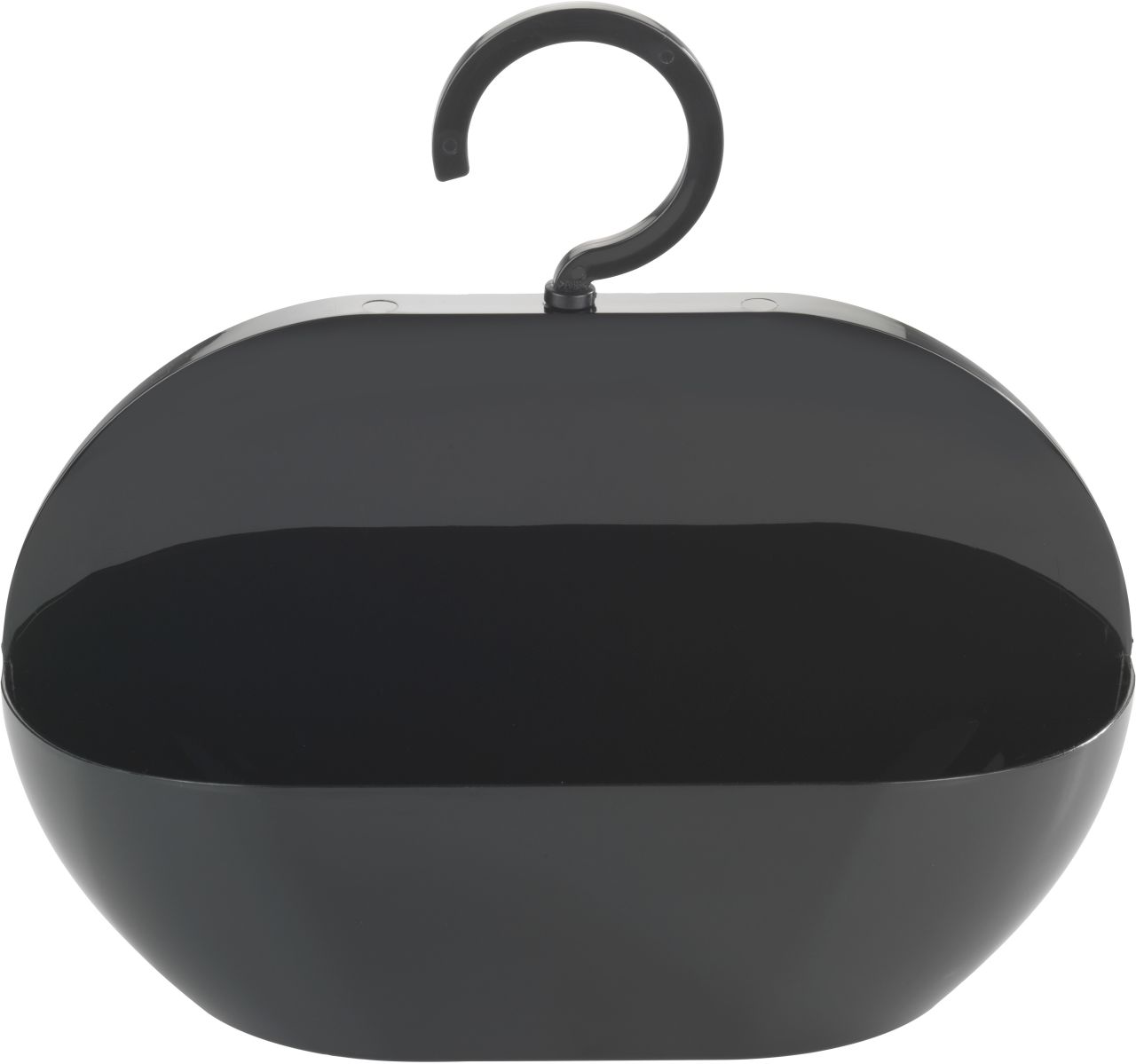 Wenko Duschkorb Cocktail Kunststoff, schwarz