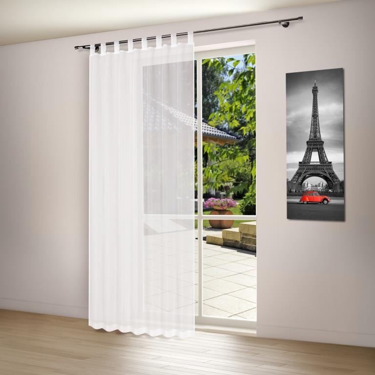 Gerster Schlaufenschal weiß, 145 x 225 cm