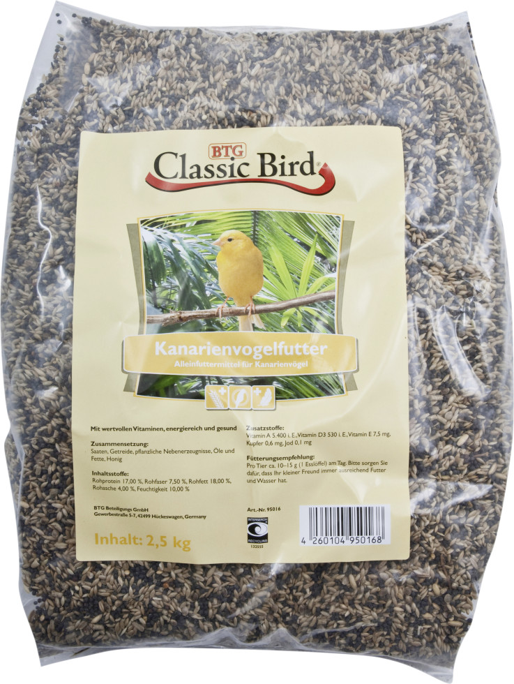Classic Bird Kanarienfutter 2,5 kg