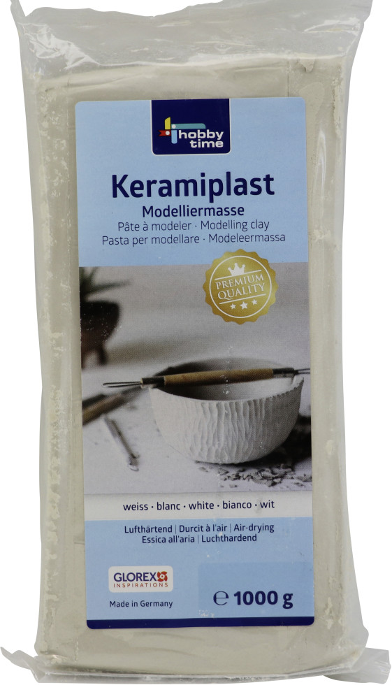 Glorex Keramiplast 1000 g, weiß
