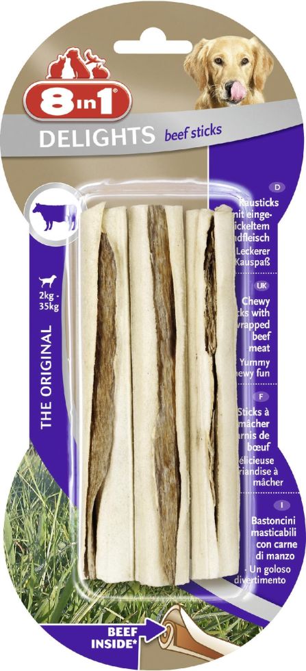 8in1 Kausticks Delights Beef