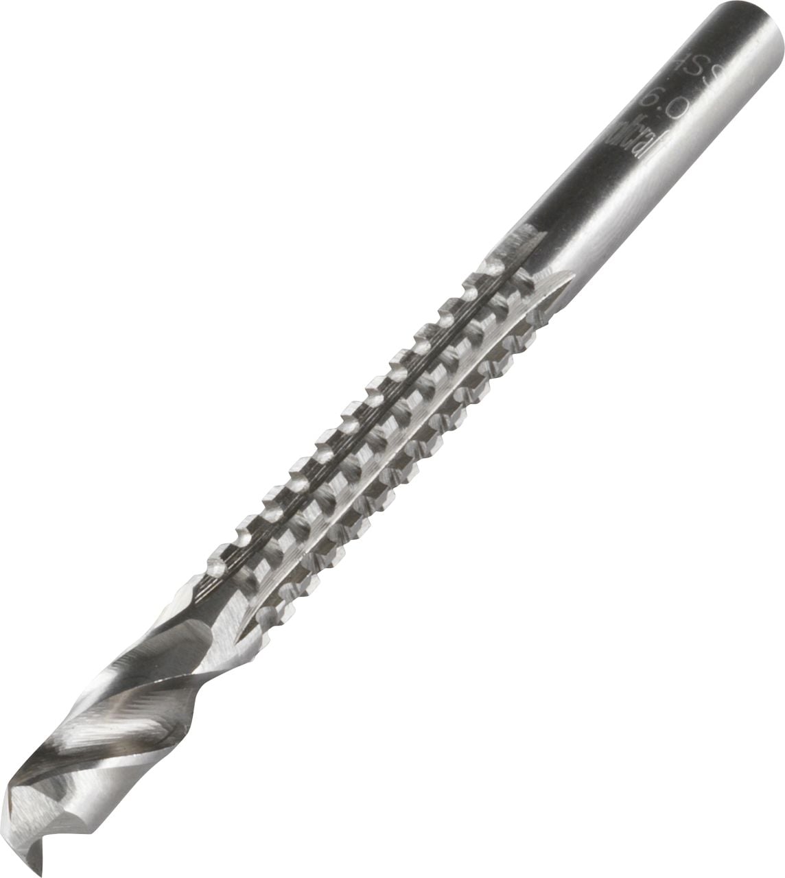 Wolfcraft Fräsbohrer HSS für Holz/Metall 2512000 Ø 6 mm Rundschaft