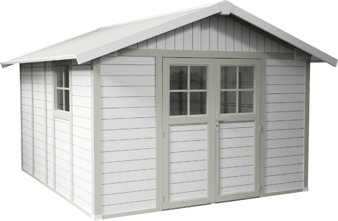 Grosfillex Gartenhaus Deco H 11 370 x 407 cm (inkl. Dachüberstand)