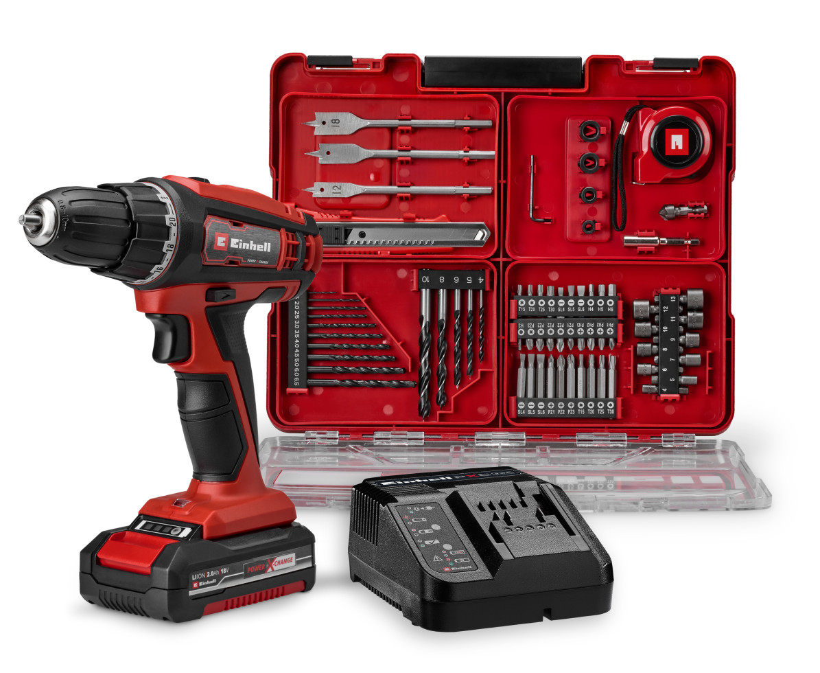 Einhell Akku-Bohrschrauber Mobile Werkstatt TC-AS 18 Li Set inkl. Akku & Ladegerät
