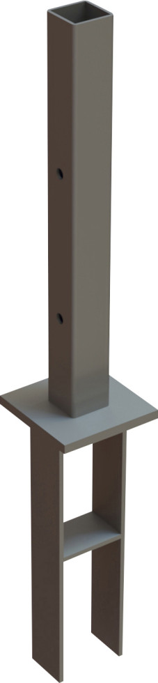 Osmo Pfostenanker zum Einbetonieren für Aluminiumpfosten 11 x 70 cm (B x H)