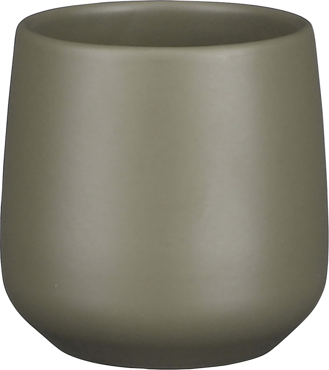 Mica Decorations Übertopf Keramik Amber grün matt Ø 8 x 7 cm