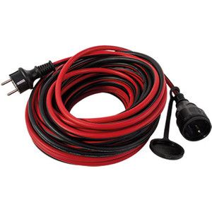 Verlängerungskabel Außen Safeline 10 m H05RR-F 3G1,5 mm², rot schwarz