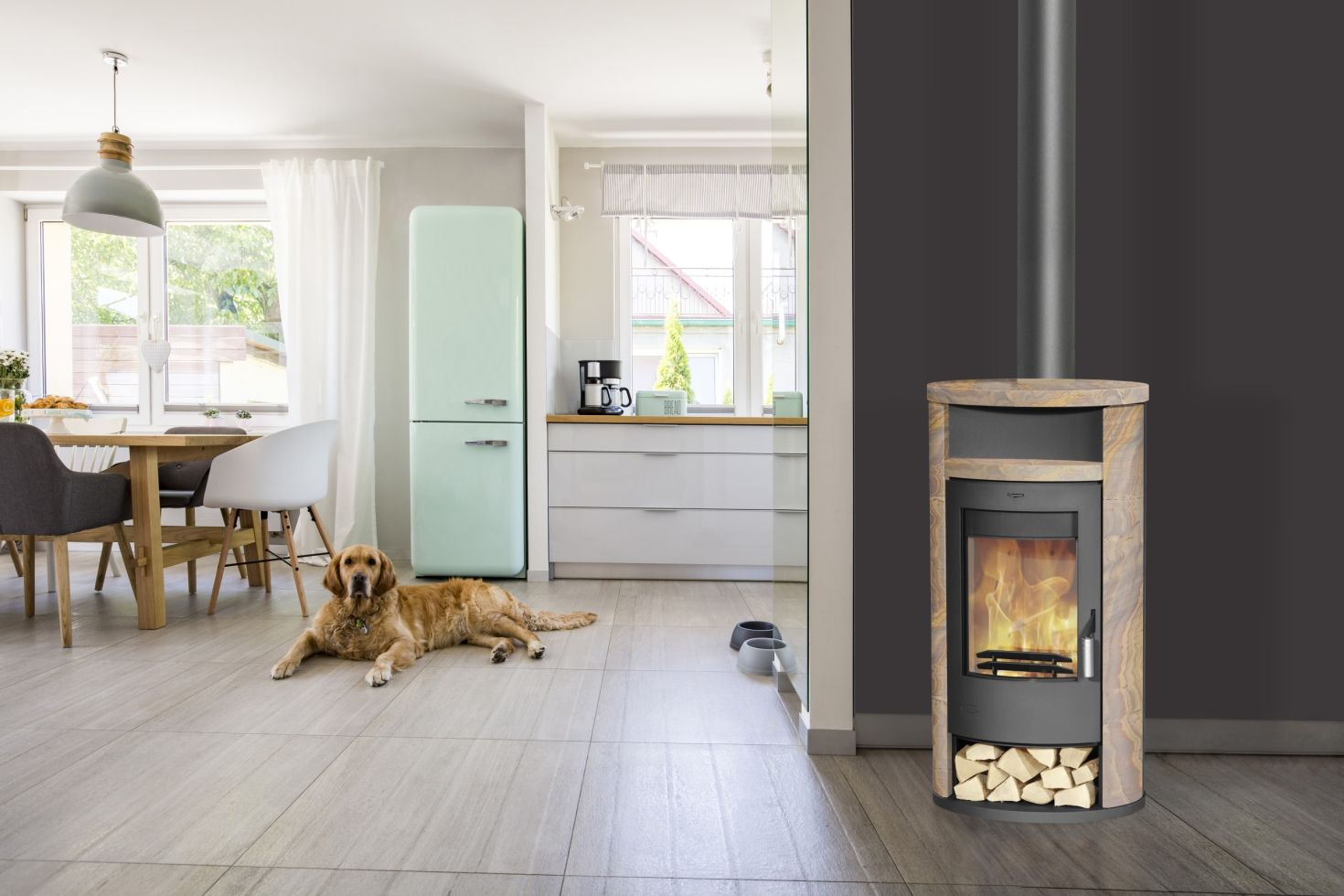 Fireplace Kaminofen Alicante Loticstone Loticstone, 8 KW