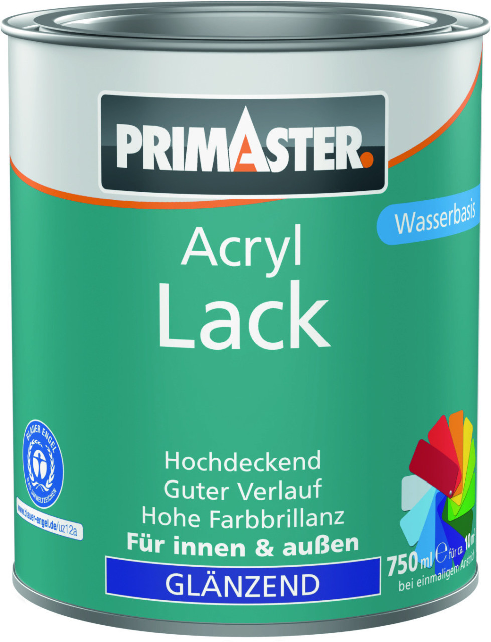 Primaster Acryl Lack lichtgrau glänzend 750 ml