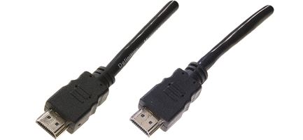 Schwaiger HDMI Anschlusskabel HDM0130 053 schwarz, 1,3m, 2x HDMI