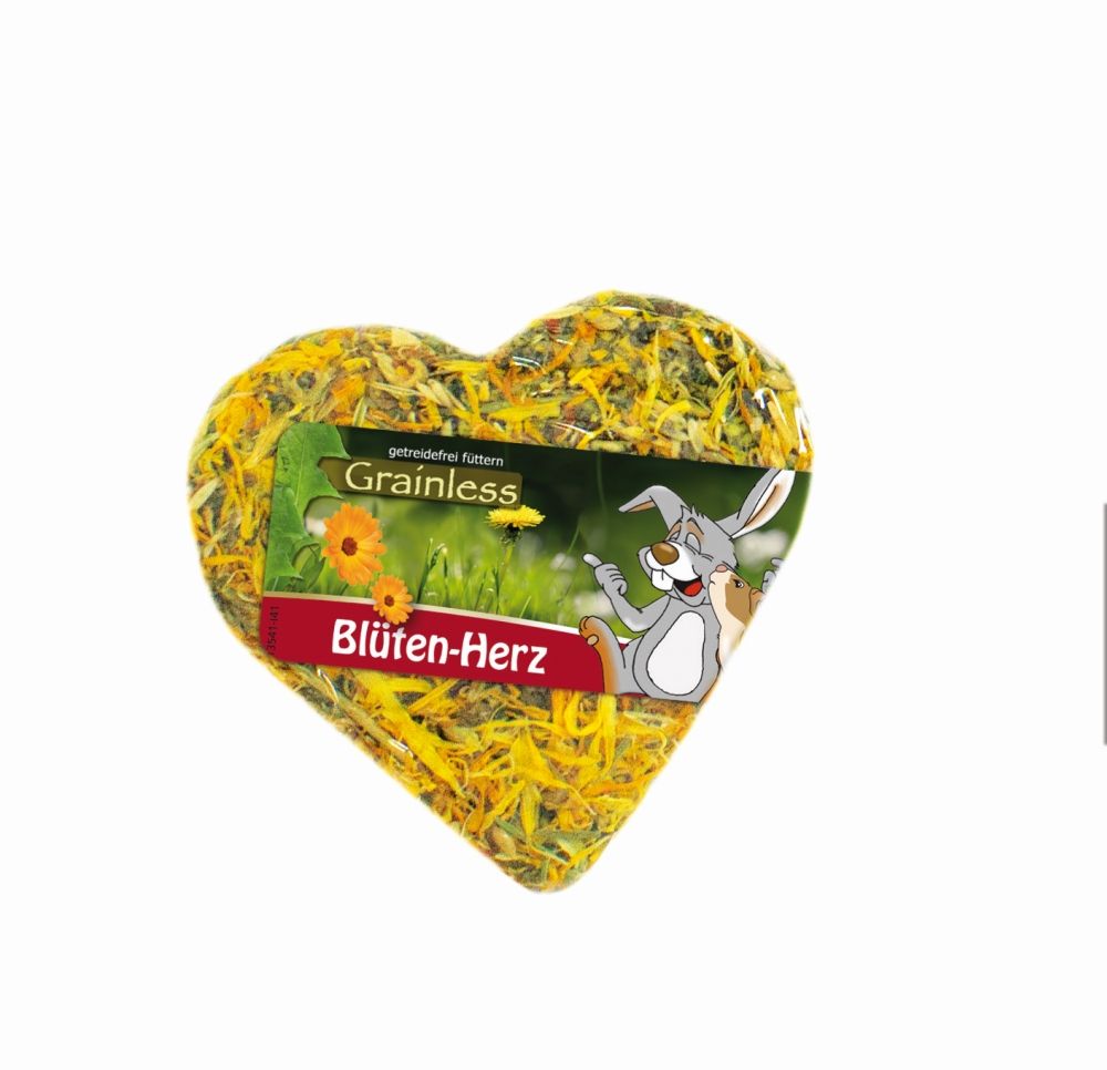 JR Farm Nagersnack Grainless Blüten-Herz 90 g 90 g