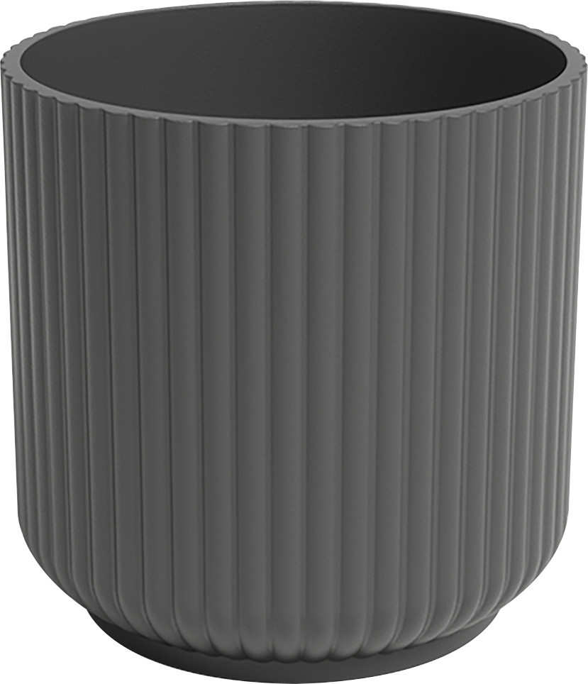 Artevasi Übertopf Luna Keramik anthrazit matt Ø 14 x 13 cm