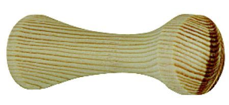 Hettich Mantelhaken 2,2 x 2,2 x 6,5 cm Kiefer roh - 1 Stück