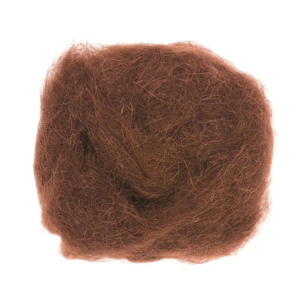 Glorex Schafwolle braun 30 g