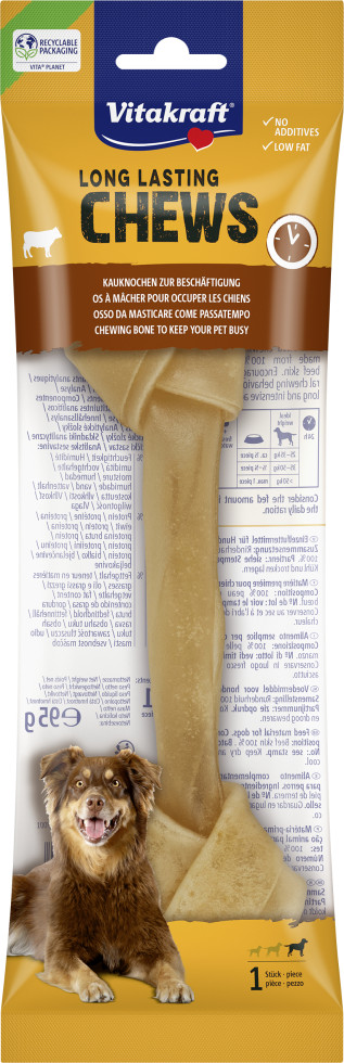 Vitakraft Chews intens Kauknochen geknotet 21 cm 1 Stück
