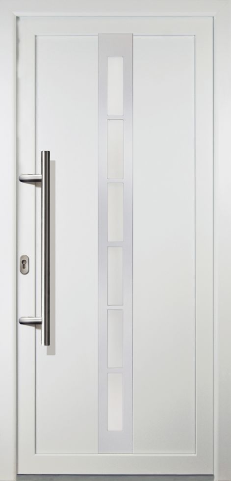 Meeth Haustür Signum PVC Exclusiv PVC Modell 38 88 x 208 cm DIN links weiß