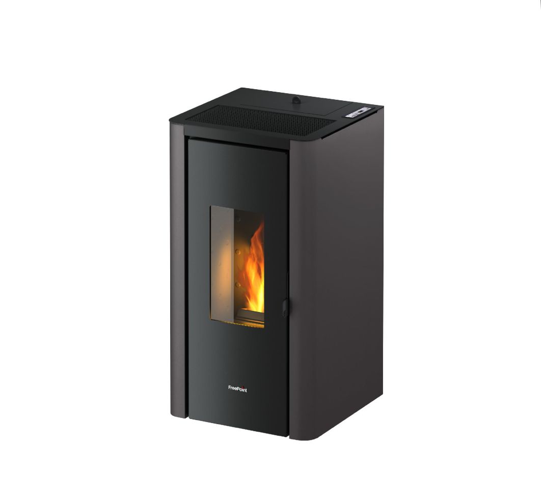 Freepoint Pelletofen Indigo anthrazit bis 7 kW Heizleistung