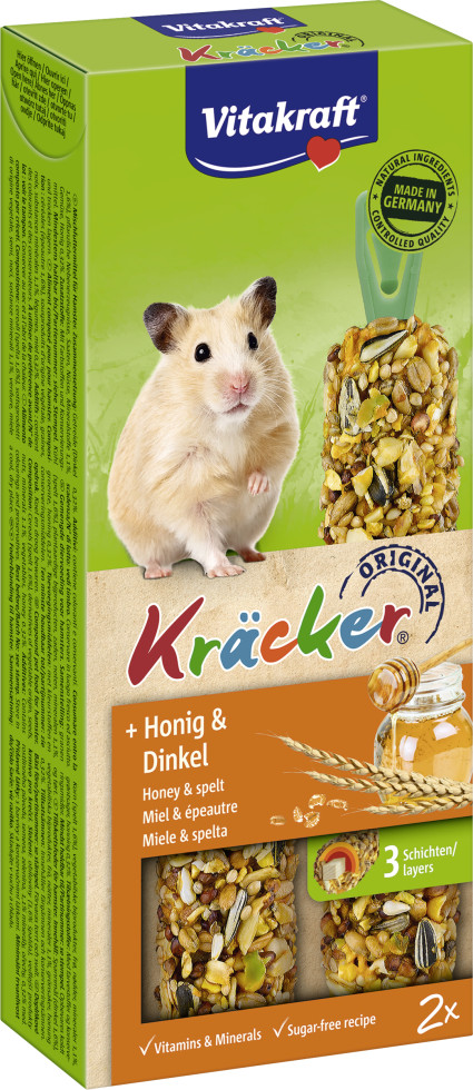 Vitakraft Kräcker Honig & Dinkel 2 Stück / 112 g