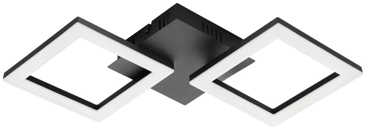 Eglo Connect LED Deckenleuchte Paranday-Z schwarz 47 x 22,5 cm