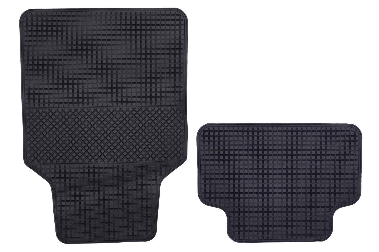 TrendLine Universal Fußmatten Wabenmatte Komplett-Set schwarz 4-tlg.