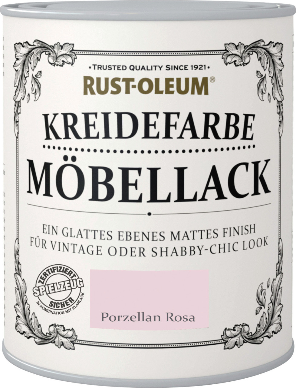 Rust-Oleum Kreidefarbe Möbellack 750 ml porzellan rosa