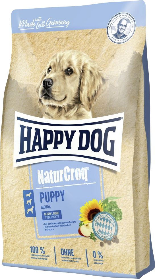 Happy Dog NaturCroq Hundetrockenfutter Junior 1 kg Geflügel